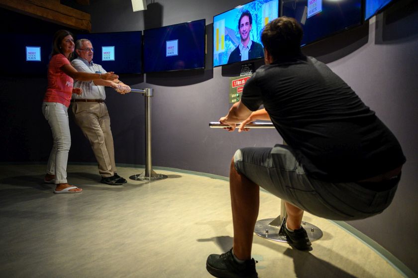 Musikausflug 2023 - Wettkampf im Mostpressen - Foto von Csaba Toth