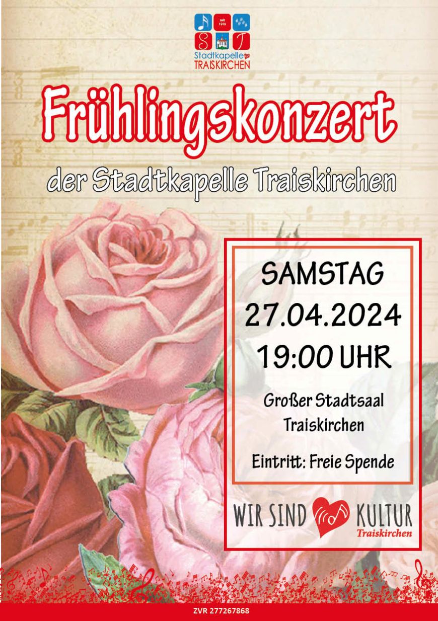 Fruehlingskonzert der Stadtkapelle Traiskirchen 27.4.2024