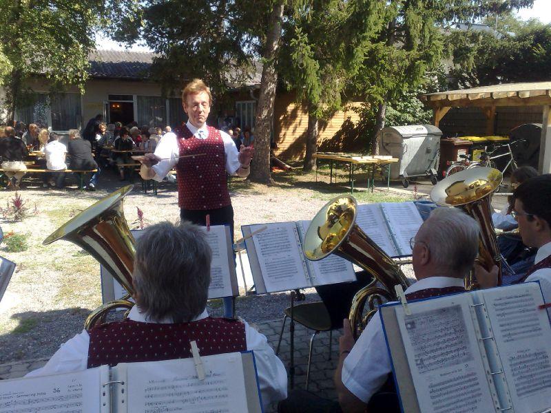 Frühschoppen beim Siedlerverein auf der Stadtrandsiedlung