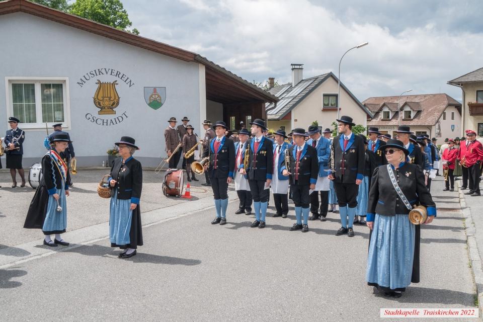 Bezirksblasmusikfest in Gschaidt