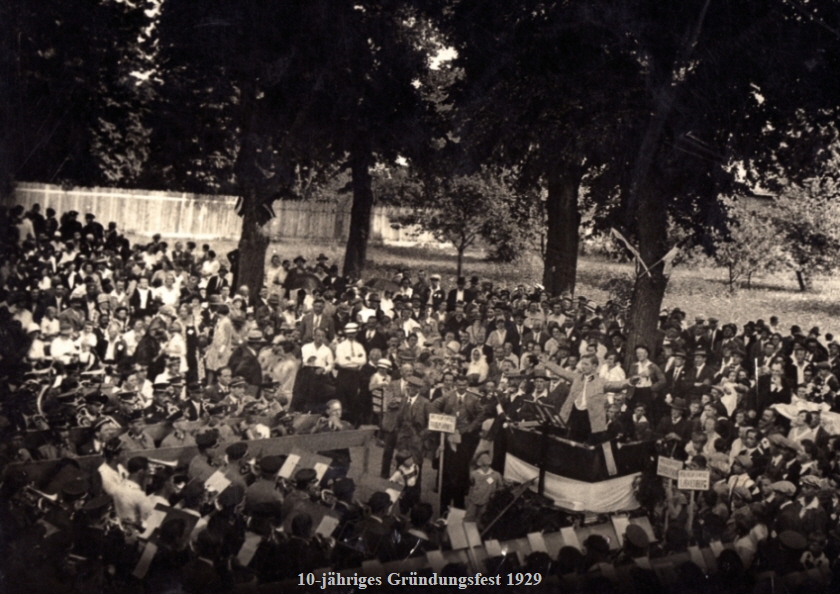 10-jähriges Gründungsfest 1929