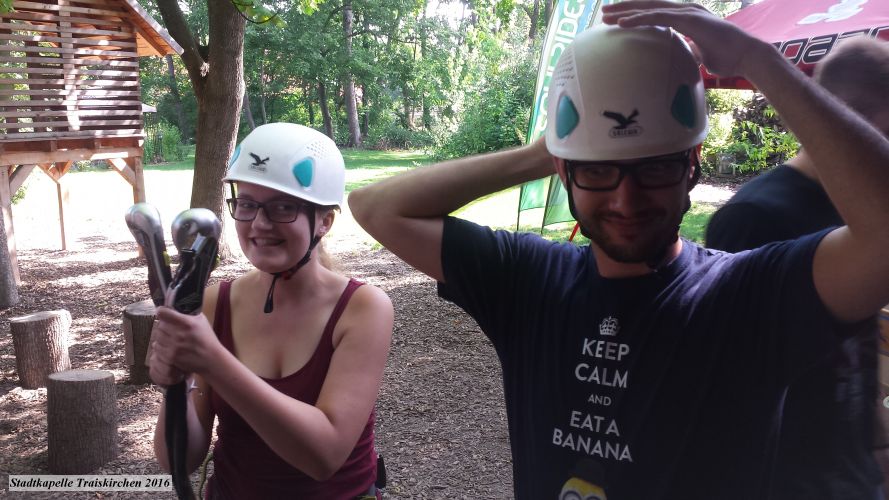 Ausflug in den Kletterpark