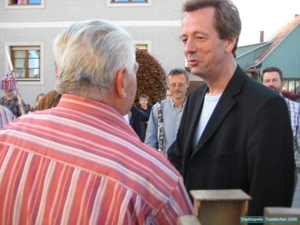 Geburtstagsständchen zum 75er für Ehrenmitglied Wilhelm Poisinger