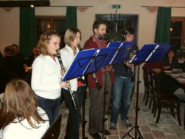 Weihnachtsfeier beim Weinbau Wustinger